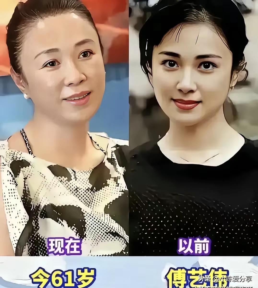 这样看起来，关之琳确实是没有傅艺伟的颜值高。这两个80年代的美女在当年都是风靡一