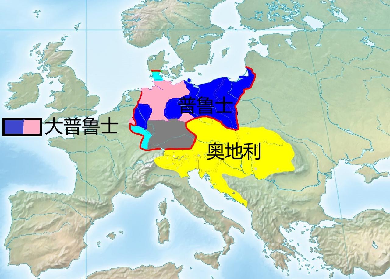 小德意志方案主张剔除所有与奥地利相关的领土，只合并剩下的所有德意志邦国。俾斯麦本