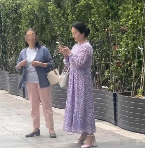 刘亦菲妈妈65岁状态也太绝了，看着就像四十出头，戴着眼镜温文尔雅，气质宛如儒雅老