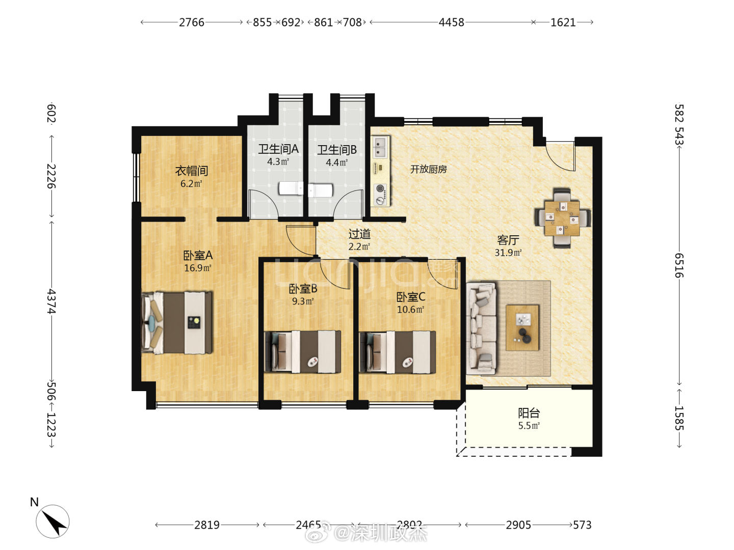 华润城最近卖的挺好，润玺一期最新成交价格：3栋-3704，120平，1447万，