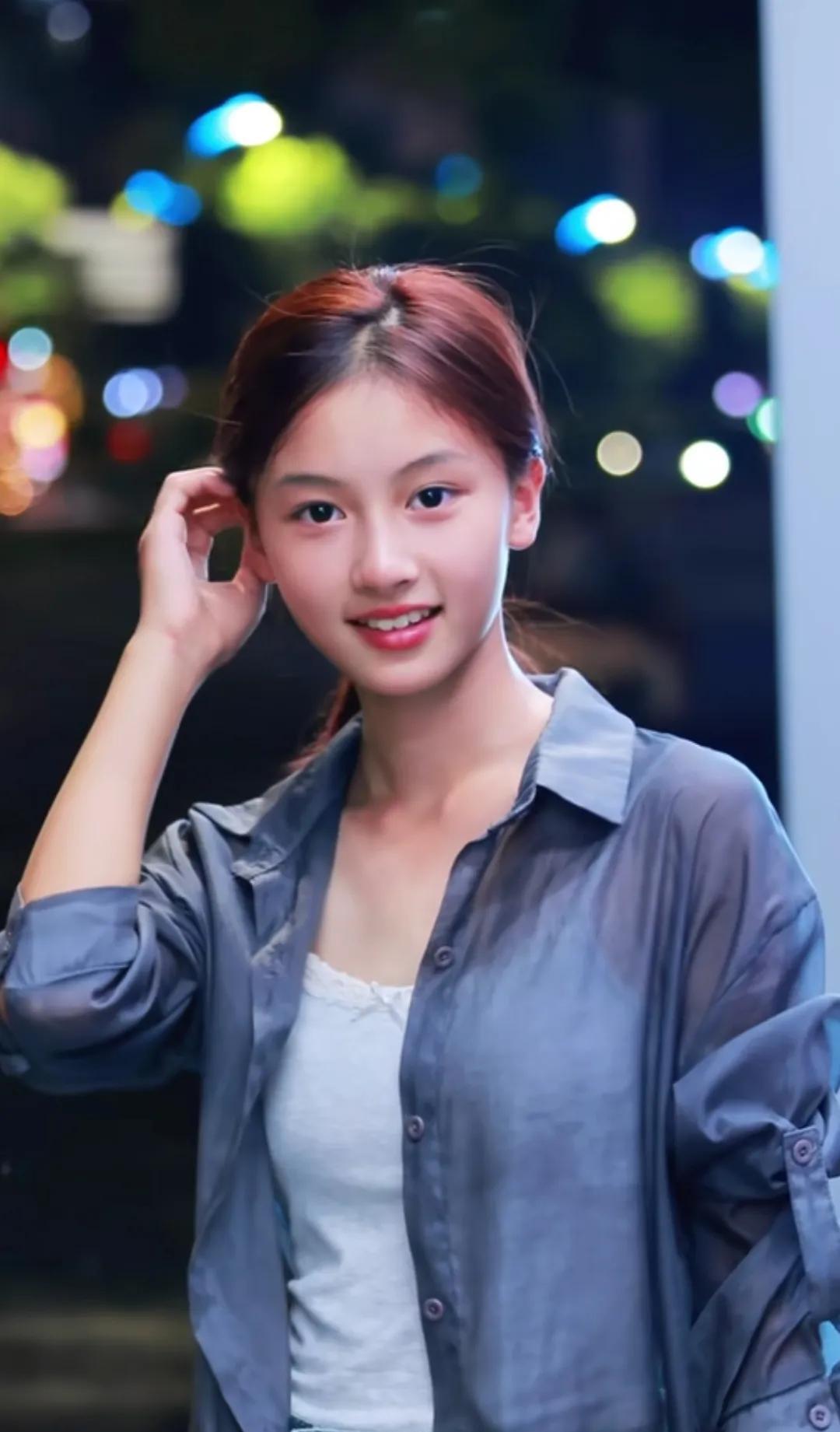 真美女在民间，神似张柏芝于正早上吐槽这年头美女太少中午就被社交媒体推了一个超