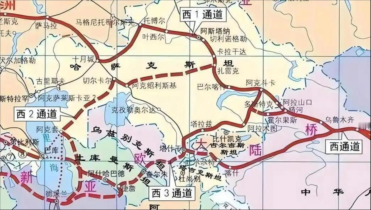 谁都没想到，中吉乌铁路突然提速，中国-中亚陆上大通道快完工了！在2026年8