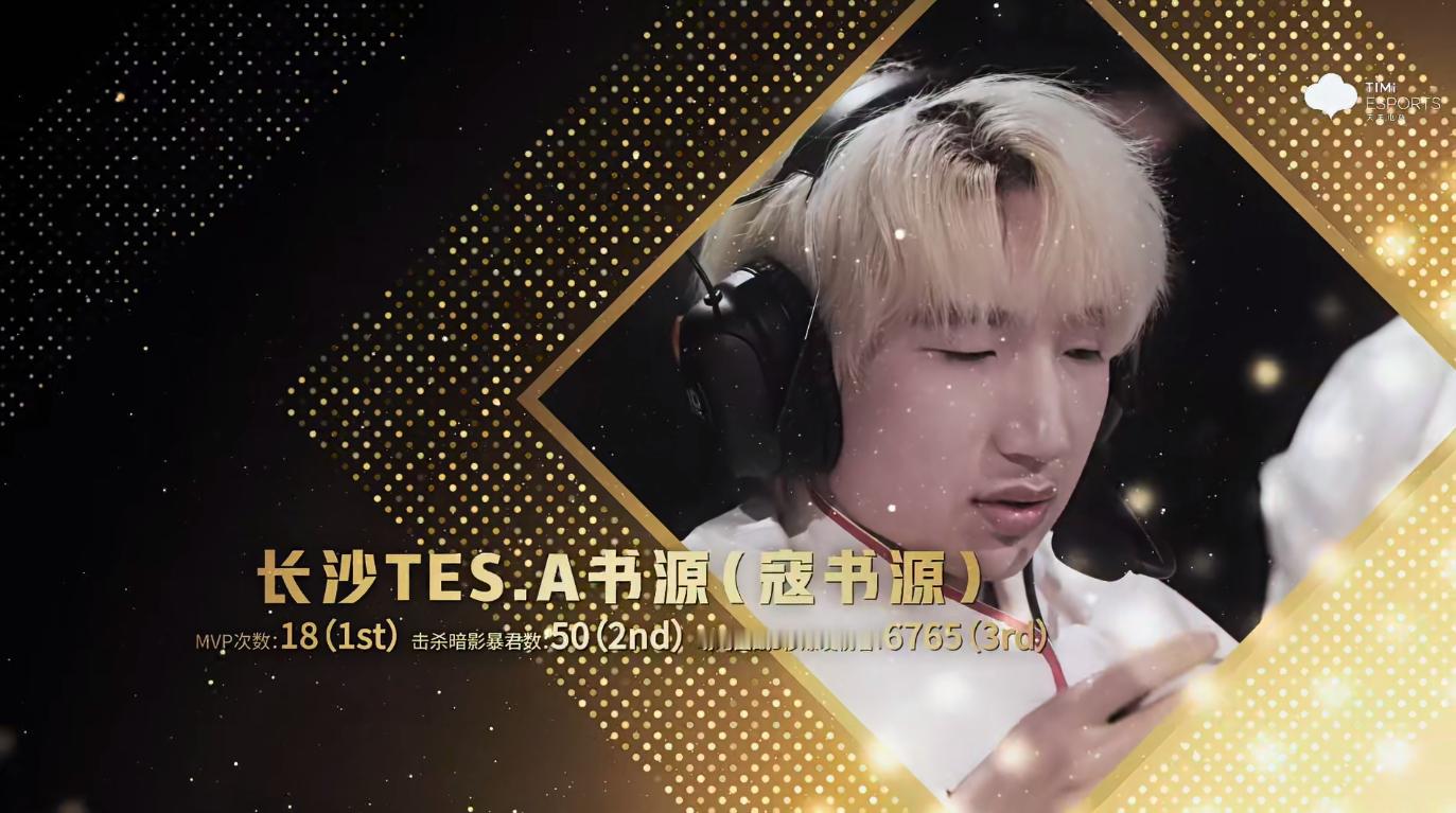常规赛最佳新锐书源KPL常规赛18次MVP，书源最佳新锐实至名归！​