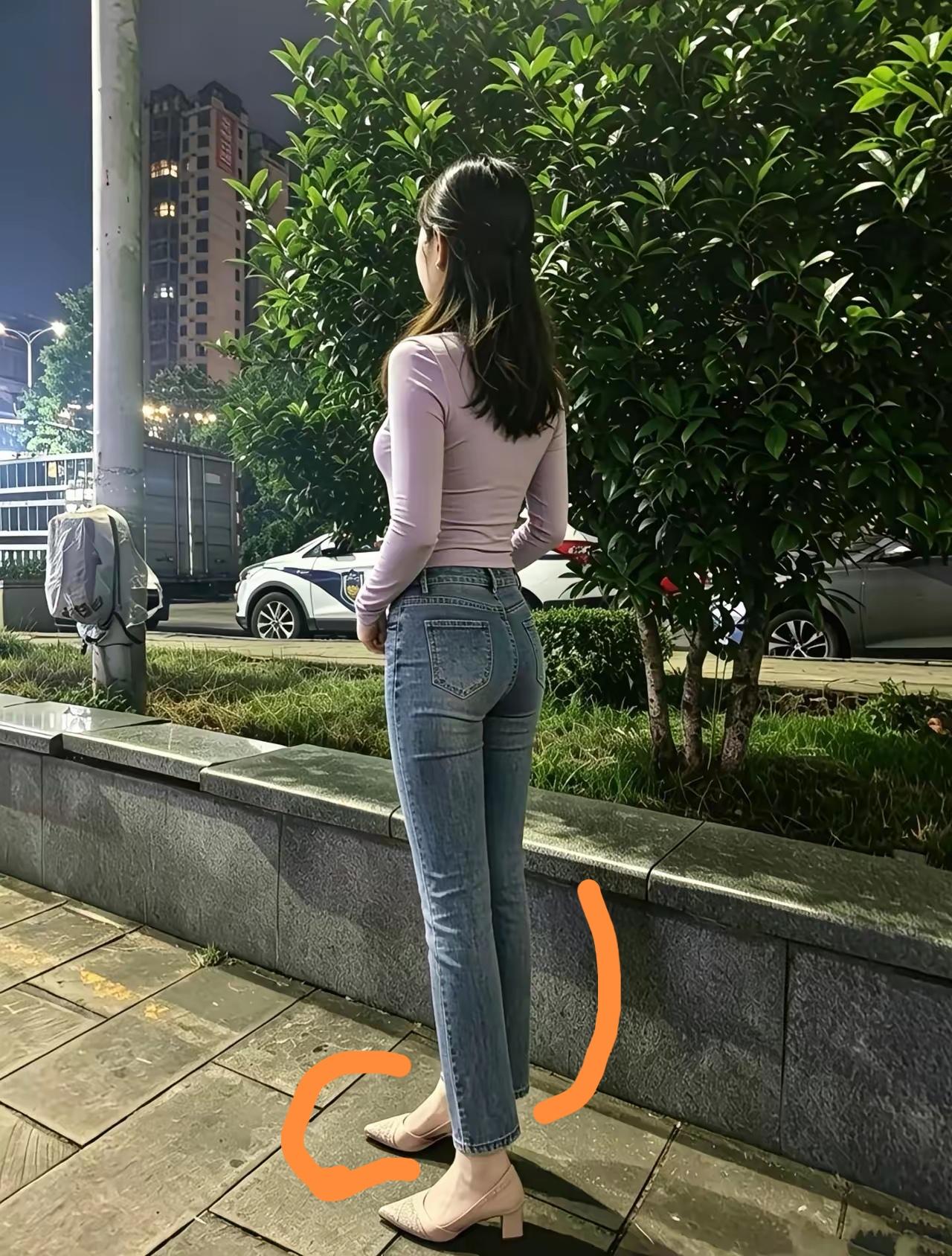 别说美女的右脚是正常的。我不相信，当然这可能不是原照。