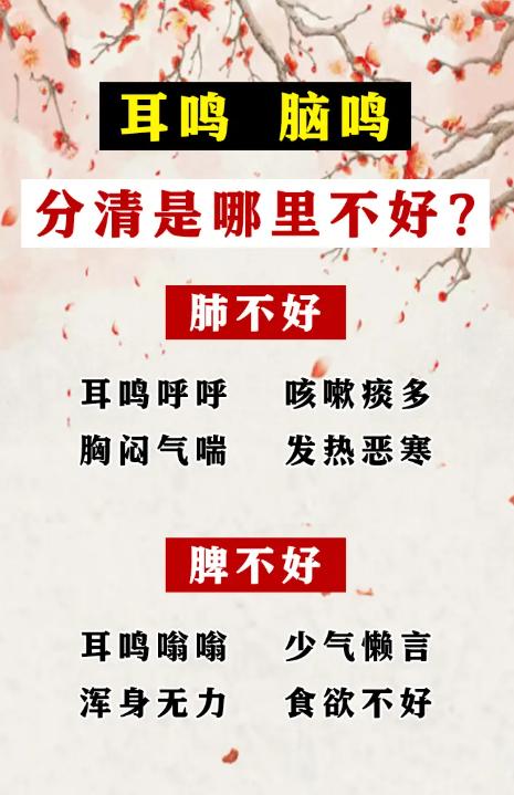耳鸣、脑鸣别乱调！听声辨脏腑，一看就懂