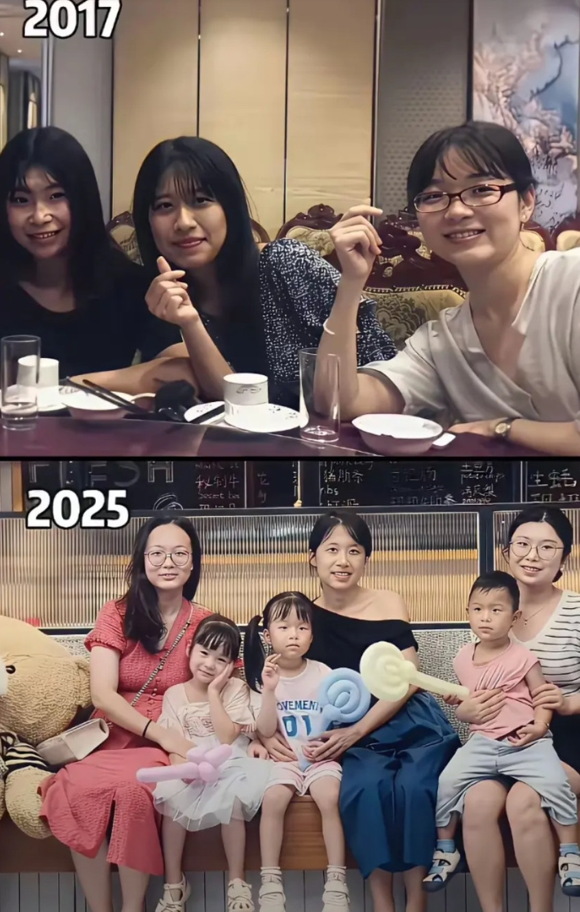 相隔8年，哪个嫁的好？