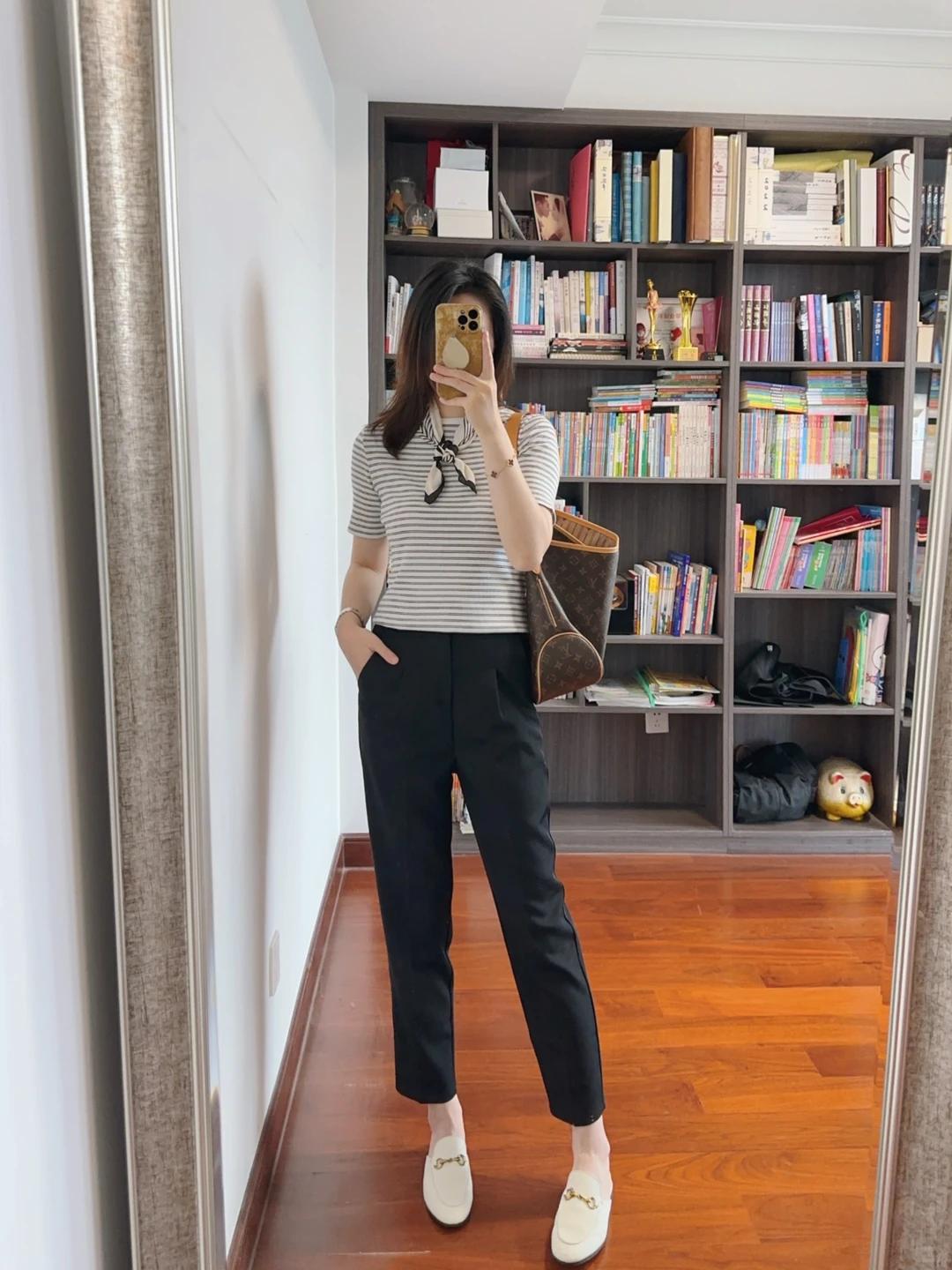 初夏王者✨九分烟管西裤｜显瘦百搭焊在身上谁懂啊家人们！初夏穿搭的尽头，是九分