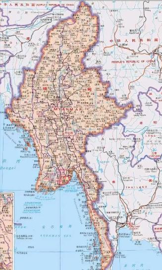 缅甸最大困扰是北方有个大国！缅甸最大的问题，就是划界的时候，吞并了很多不能吞下的