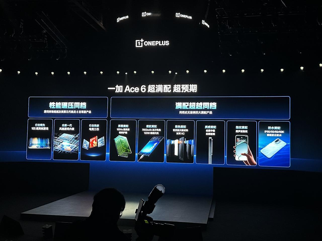 一加Ace6发布骁龙8至尊版+全新风驰游戏内核1.5K+165Hz超高