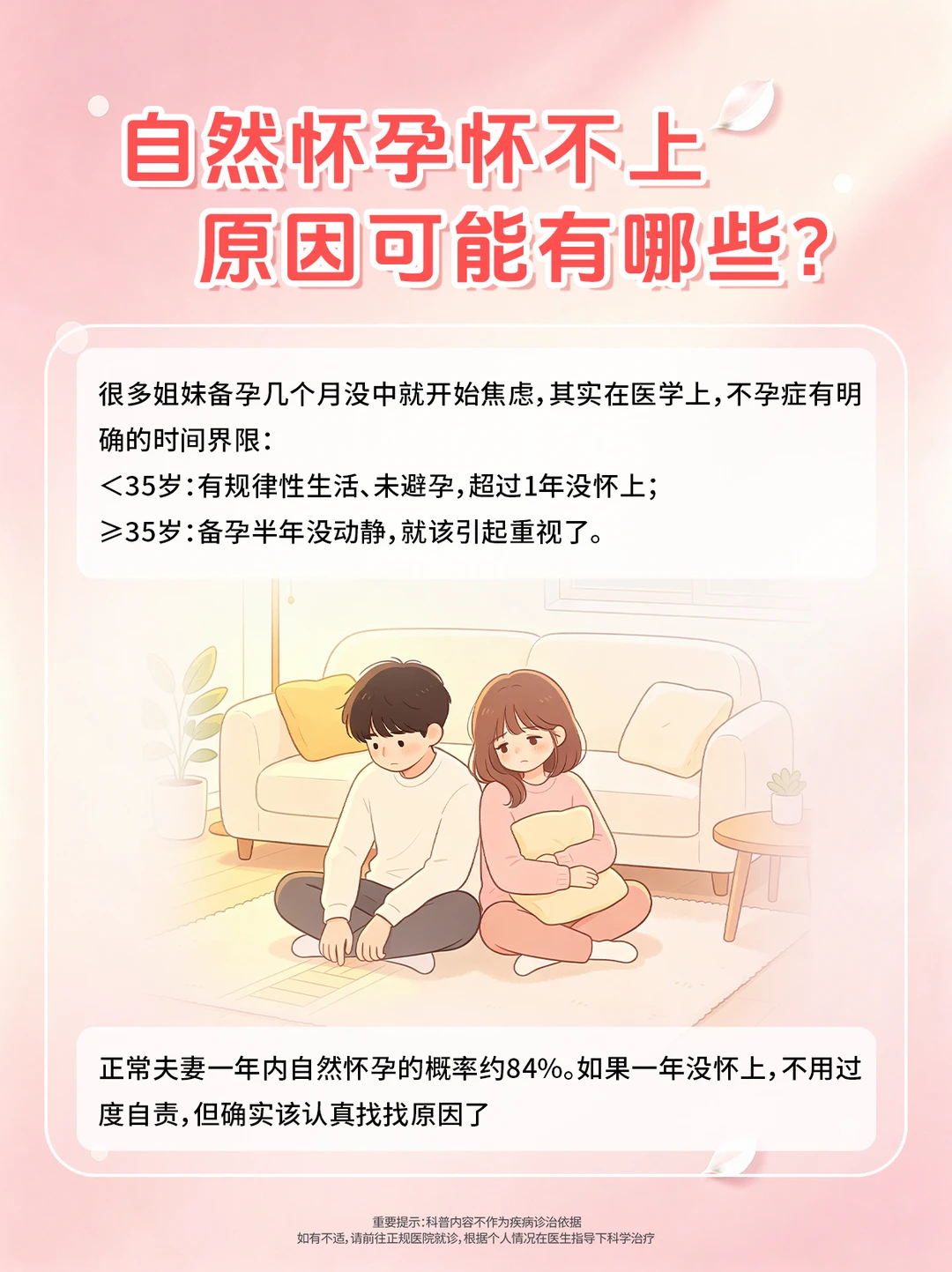 自然怀孕怀不上，原因有哪些？