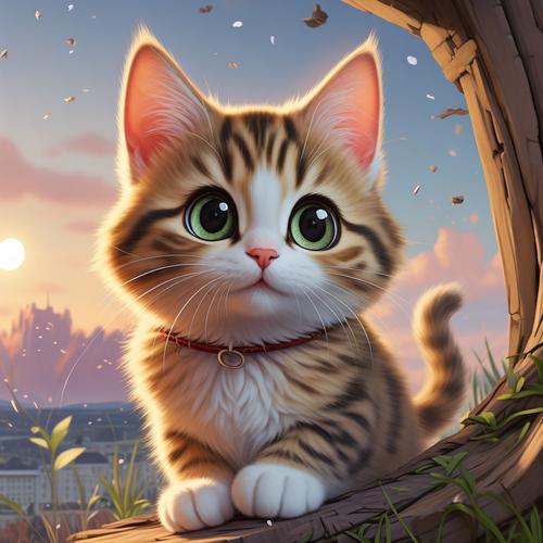 《幸运的流浪猫》城市一角，有只叫小花的流浪猫。它毛发杂乱，身上还有几处伤疤。每