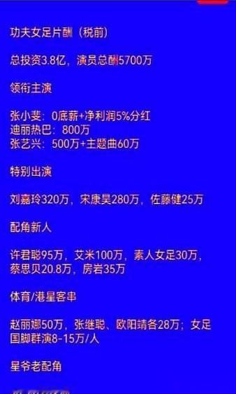 《功夫女足》这份网传的3.8亿投资账单，算是把内娱剧组的底裤给揭了。3.8亿的