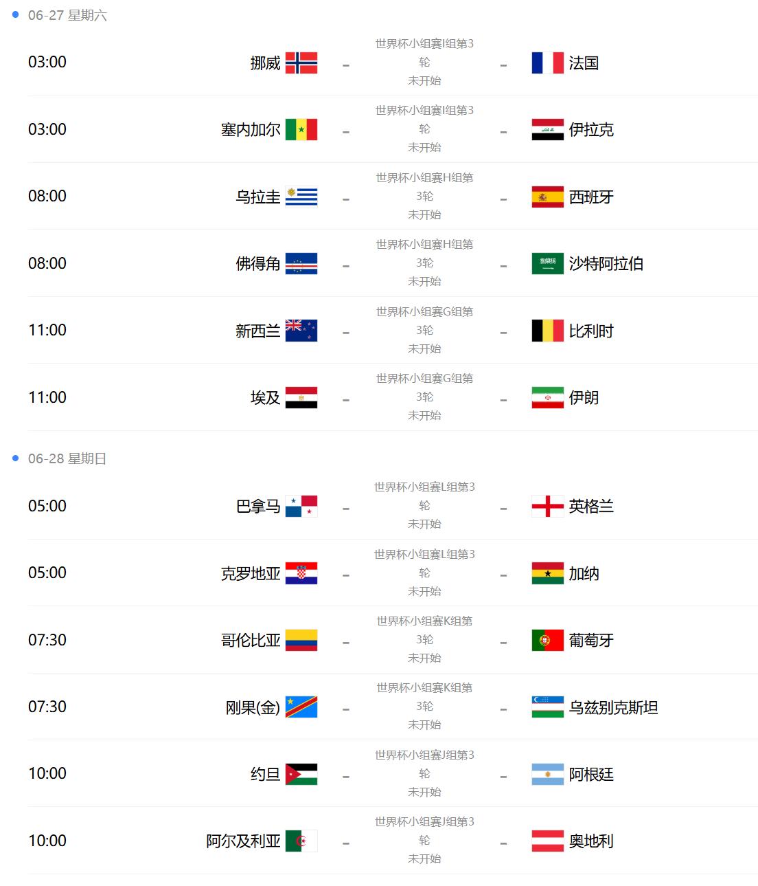 6组还没结束，各组第三超过韩国的条件！ 1.G组伊朗和比利时只要战平拿3分