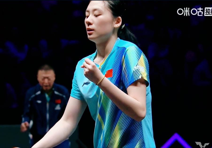 哎！陈熠把侯英超气的不说话了。前6局，陈熠和大藤沙月打成了3;3第七局