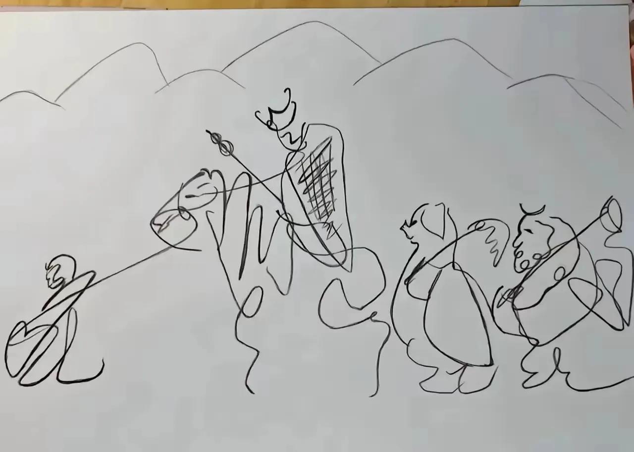 傍晚放学的时候，接到上四年级儿子班主任电话，说儿子上课不注意听讲，在作业本上画画