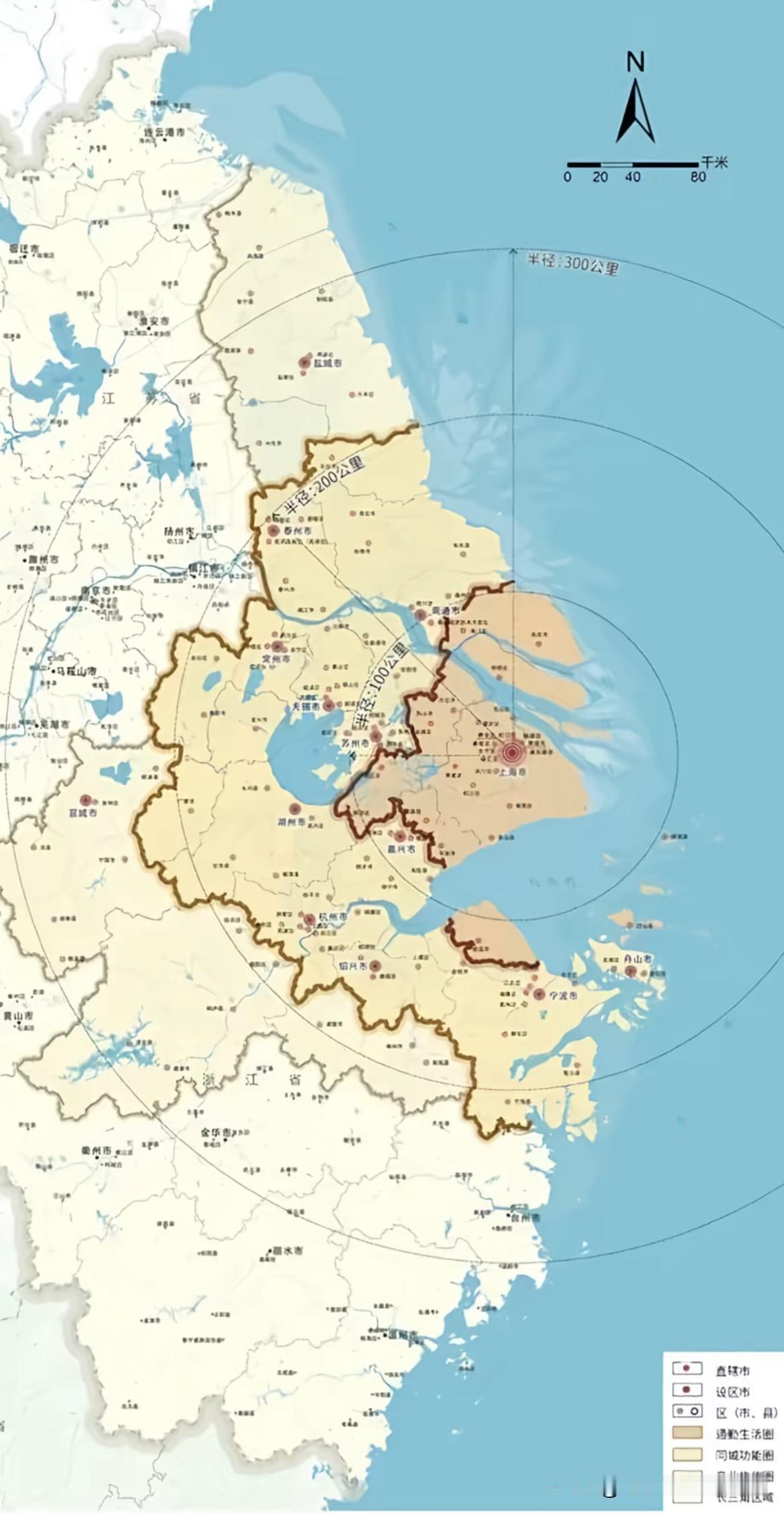 东台才是正宗的上海都市圈成员，盐城只不过是被东台拖进来的最近《上海大都市圈国土