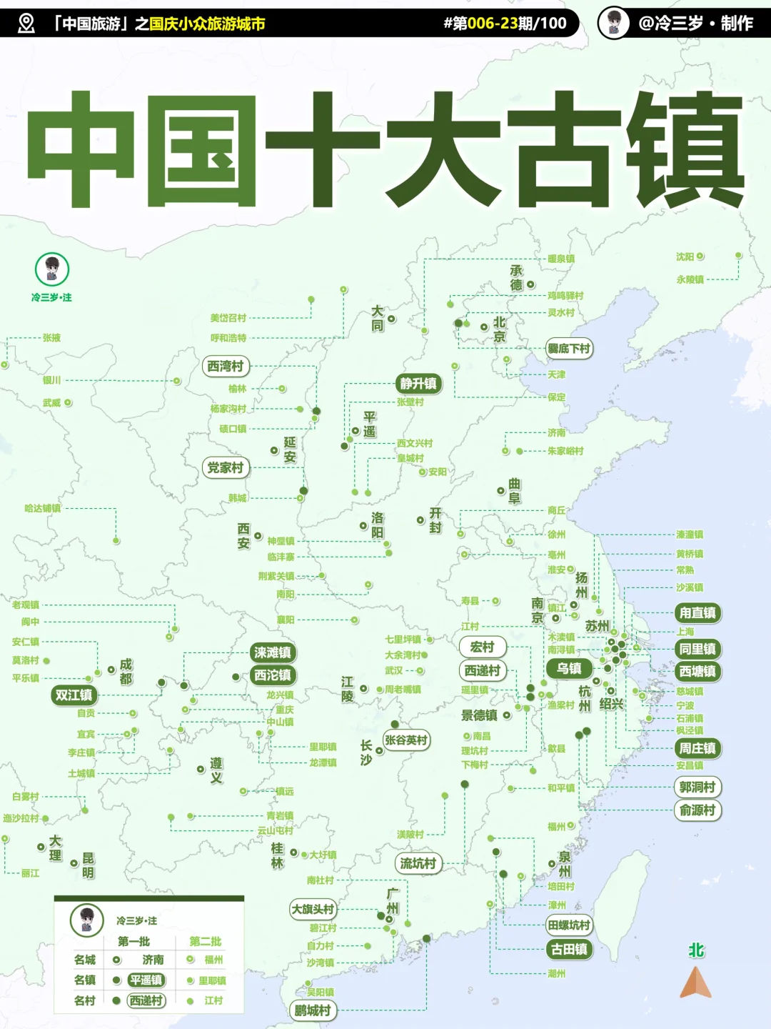 中国最值得去的古镇有哪几个？