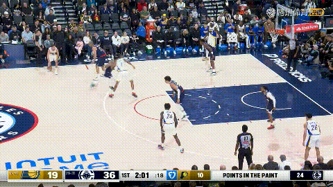 步行者新援科比-布朗真是毫不手软！在今天步行者客场挑战快船的比赛中，当时比赛进行