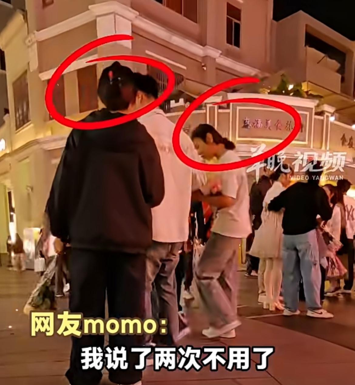 广州北京路卖花骗局，专挑情侣下手，一博主跟她男朋友在北京路，一个卖花的女子突然往