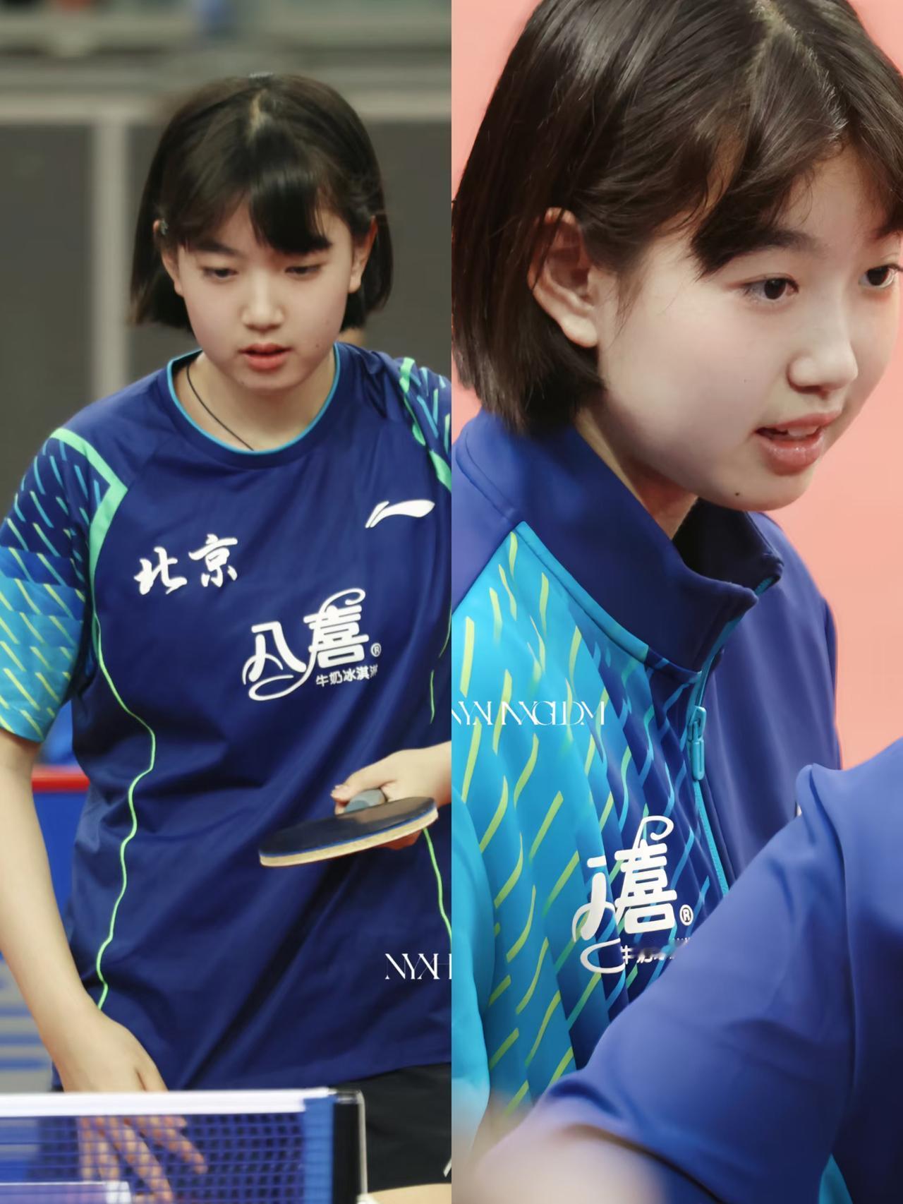 国乒又出现一位美女新星！在太原常规挑战赛赛场上，有一个小队员引人关注，她不仅