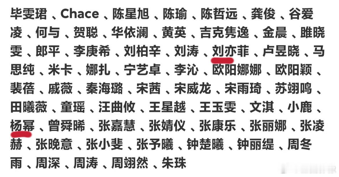 你说vogue不行了吧，他还能摇来这么多人。你说它还行吧，看了一下一线大花只有2