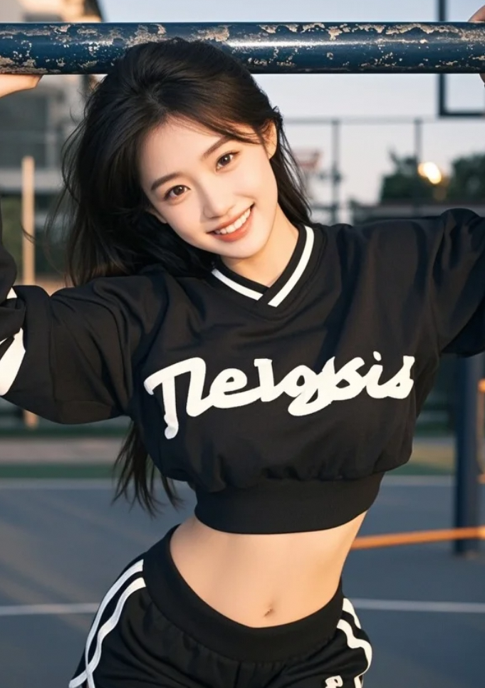 运动中的美女，每一个动作都充满力量与优雅