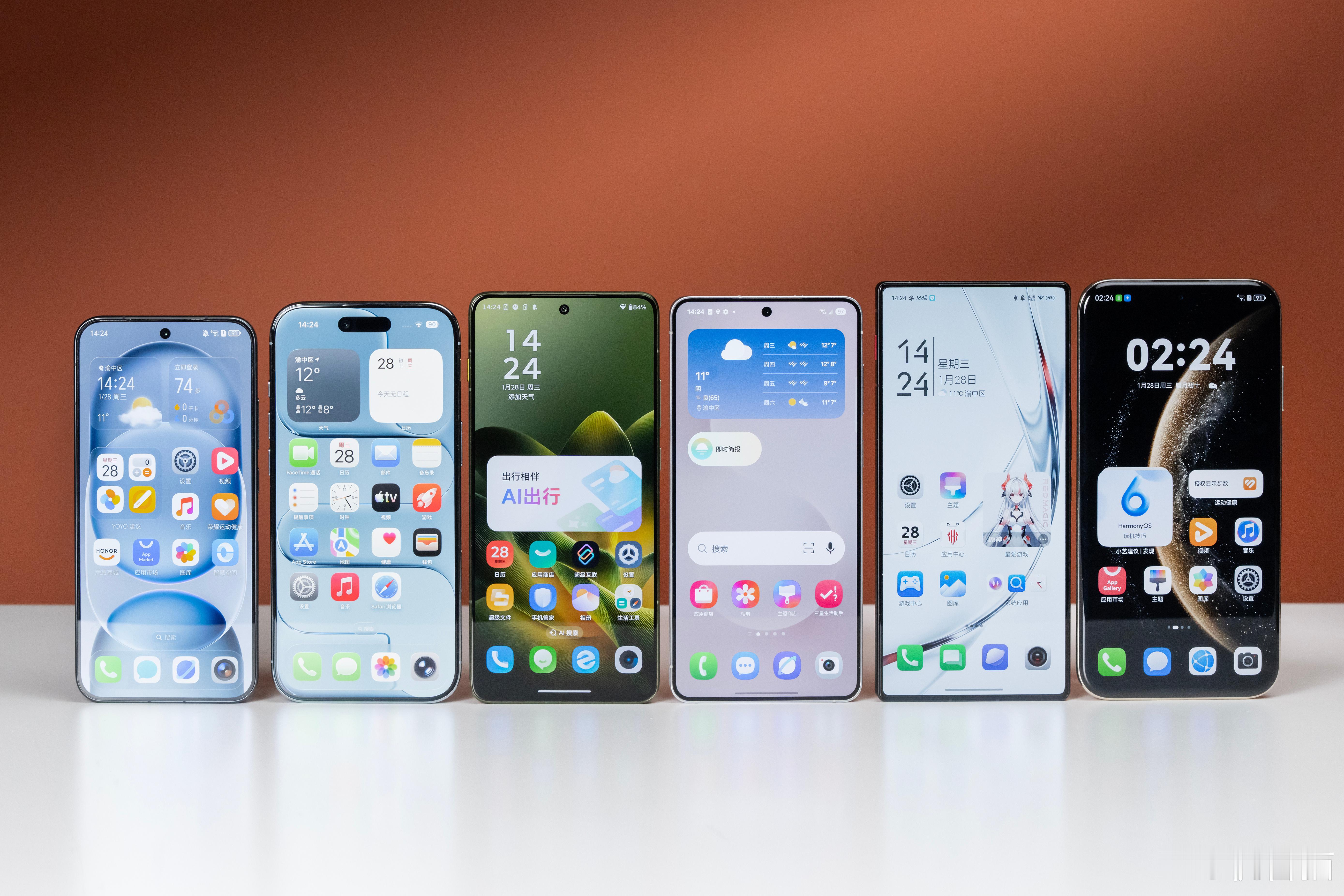 集齐了目前市面上主流的“Air机型”，这里面“最不Air”的应该就是红魔了你们觉