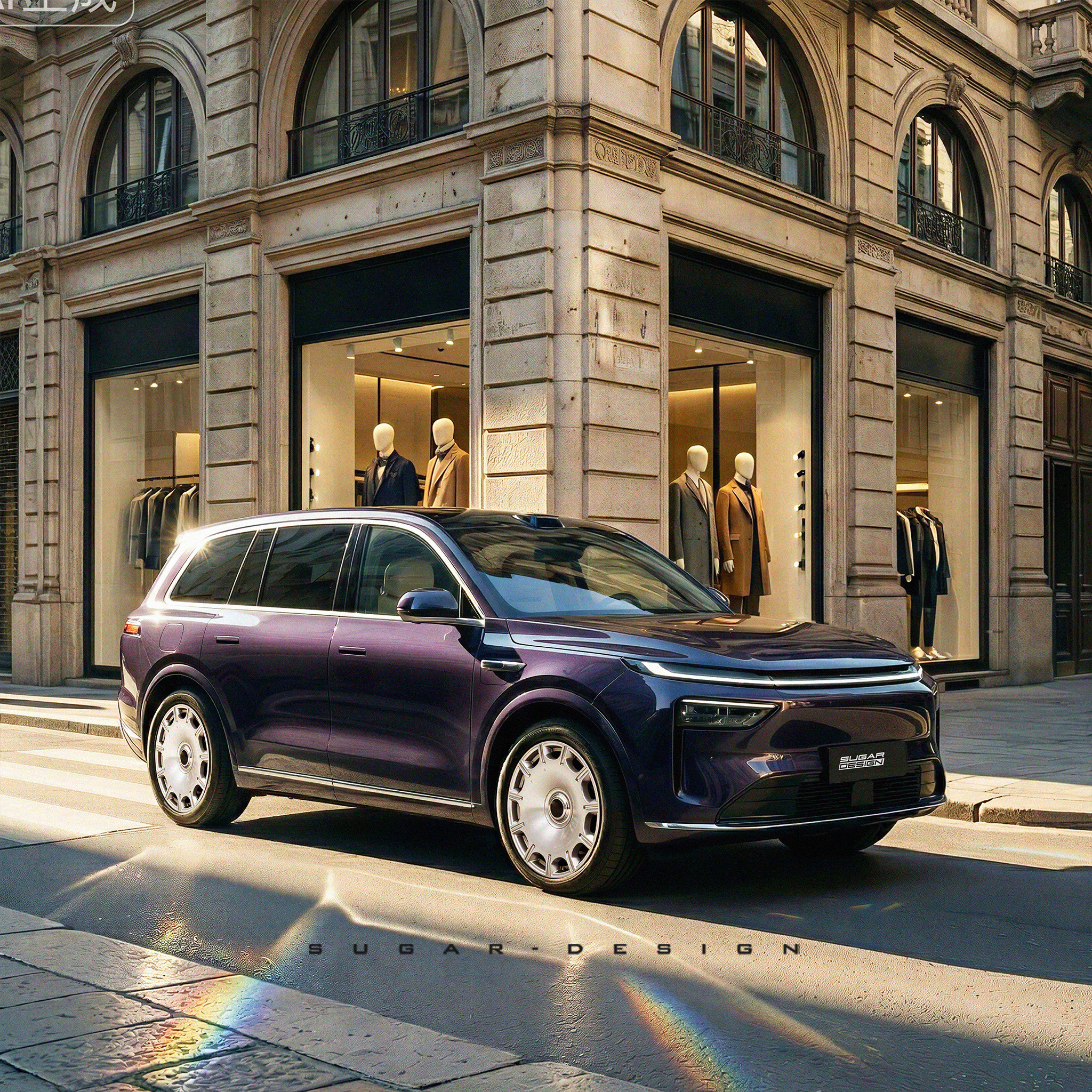 奕境首款旗舰大六座SUV新车猜想！奕境是东风和华为联手打造的高端品牌，首款车型将