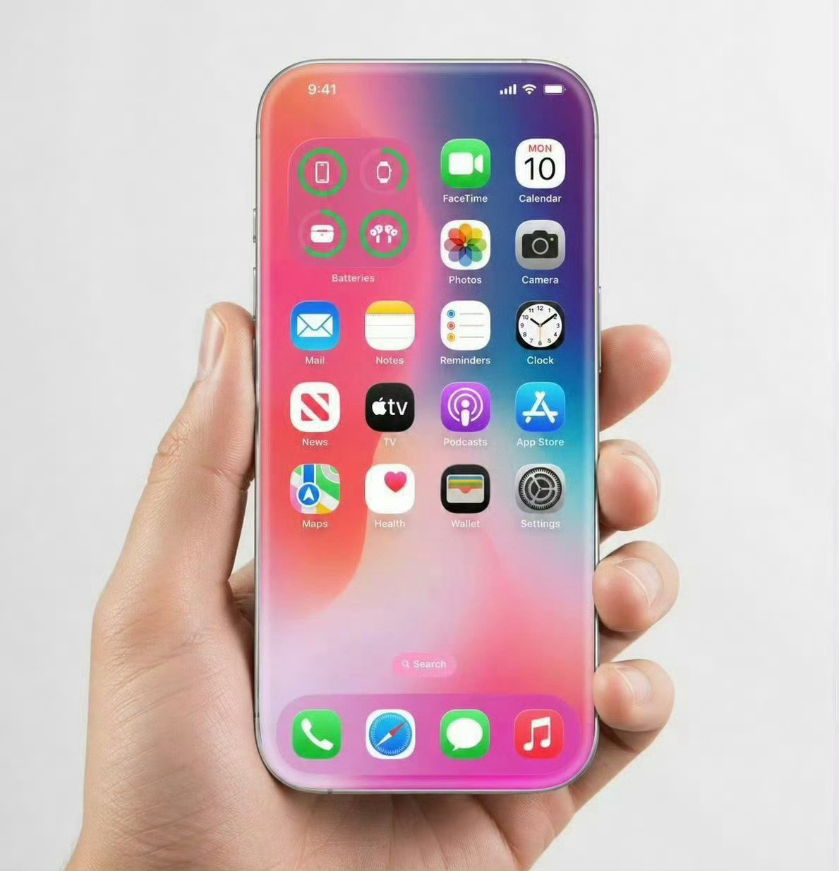 iPhone20渲染视频为了实现真正的“真全面屏”，苹果正在疯狂死磕屏下前置摄