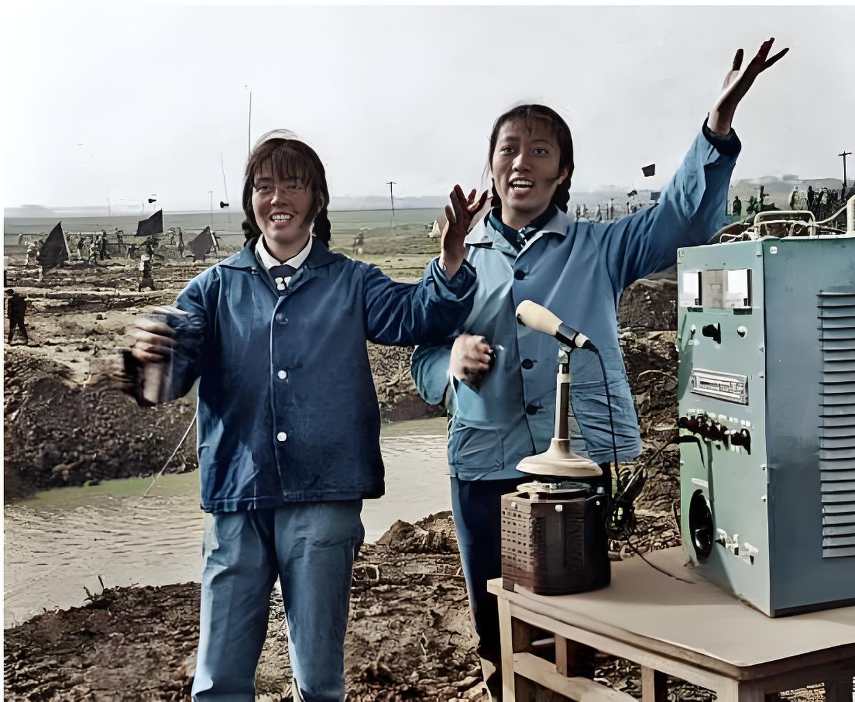 1969年，在江苏省武进县（今常州武进区）的工地上，广播站成为了一道独特的风景