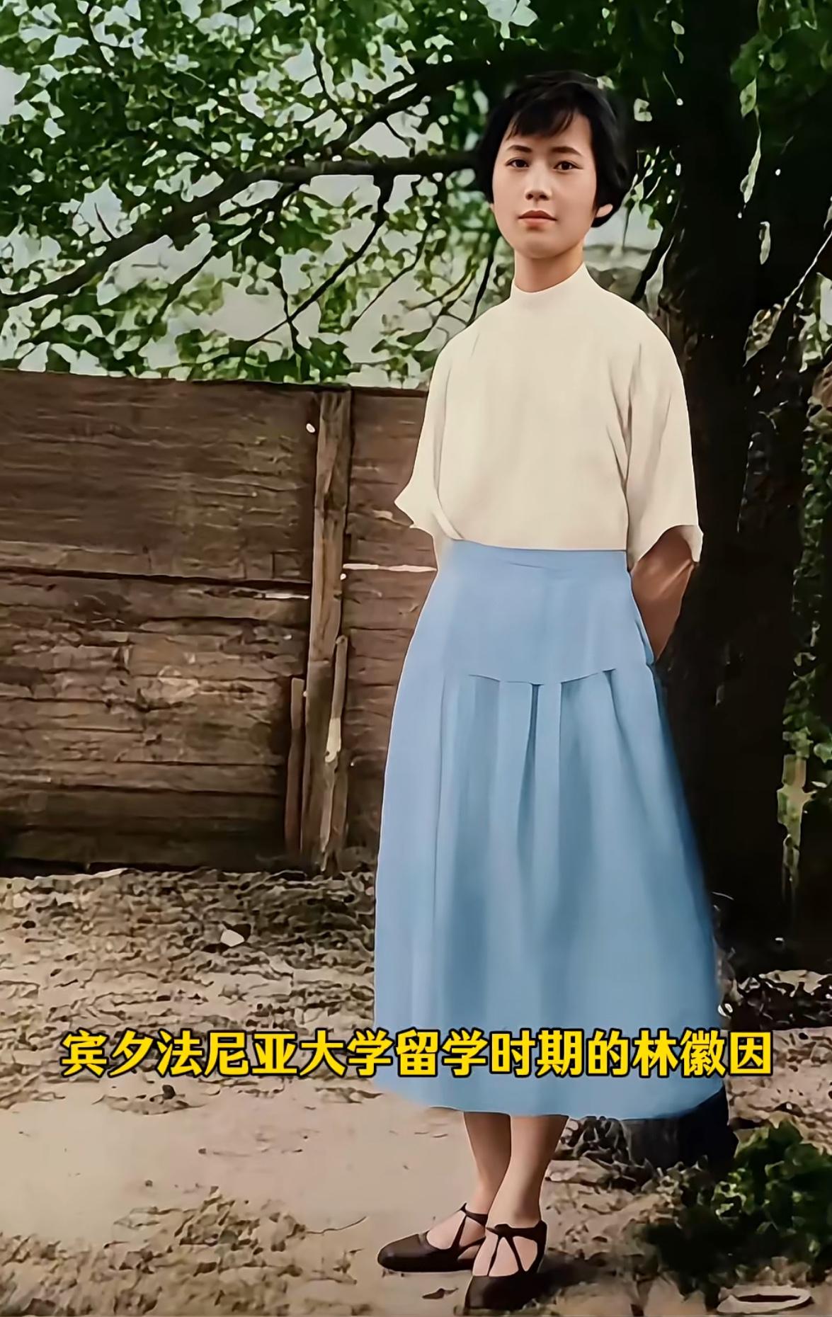 这是22岁的林徽因于宾夕法尼亚大学留学时期的真实样貌，都看看吧，她留着亮丽的短发