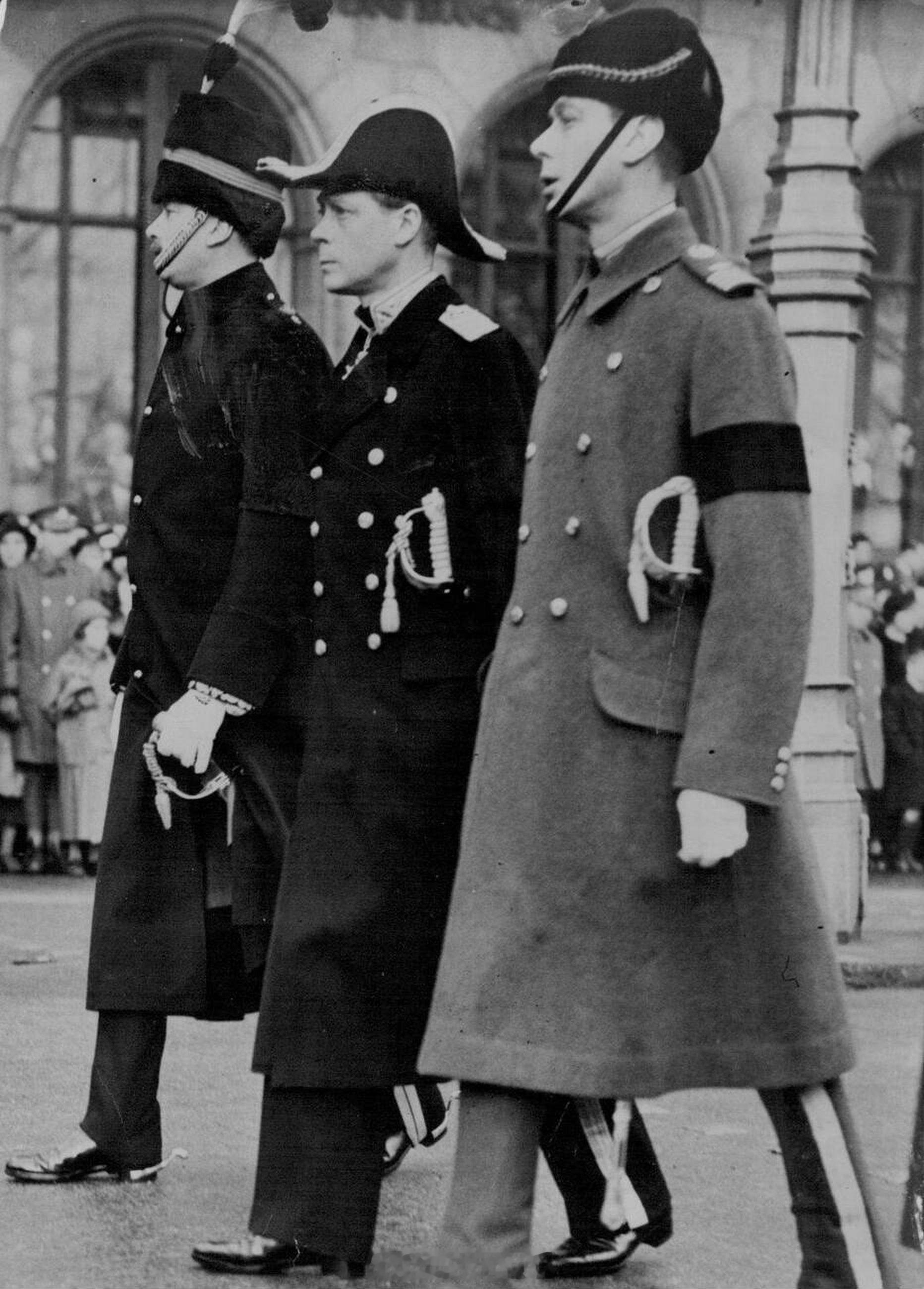 英国王室9️⃣0️⃣年前的今天1936年1月28日，乔治五世的国葬在温莎城堡