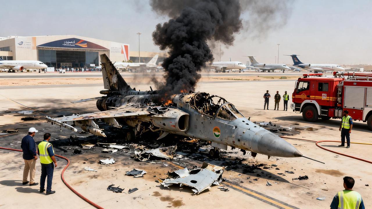 迪拜航展光辉战机坠毁，印度军工与军售遭多重重创当地时间11月21日，印度“光