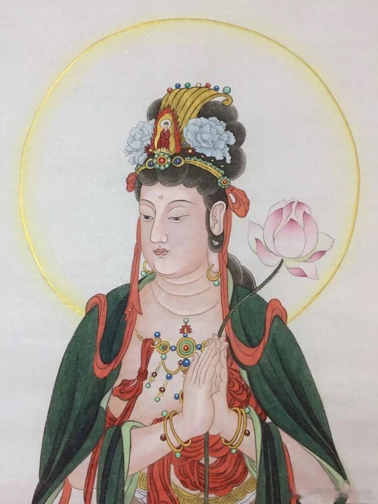 点·个赞，观音菩萨慈悲大爱度化每一位祈愿人。