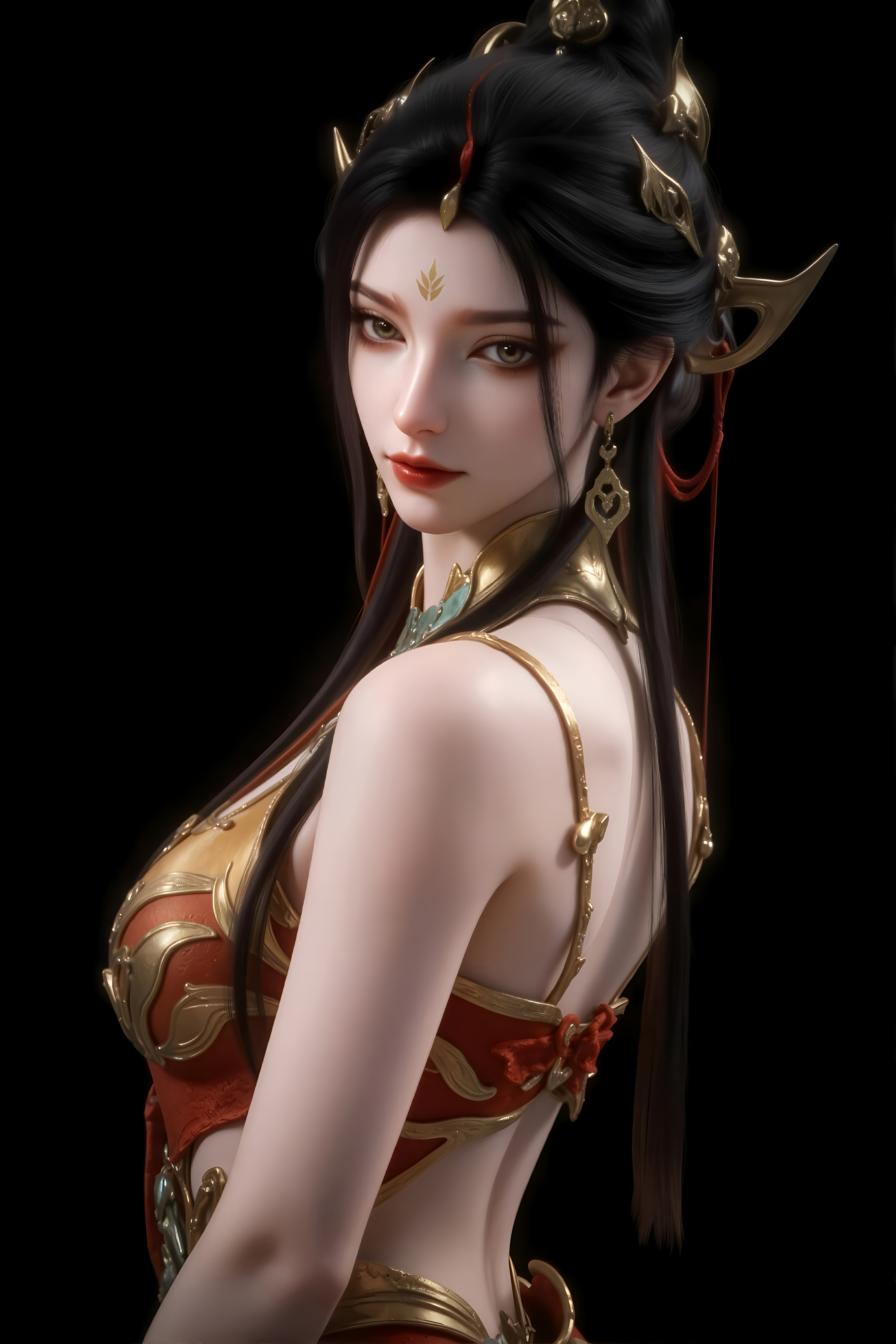 国漫女神南宫锦4K高清美图壁纸：千针裁命，万谷覆疆！