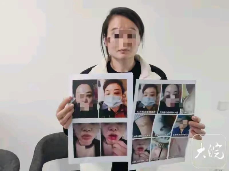 女子表面风光背后的惨状。36岁的李萍是郑州人士，她2014年结识河南遂平