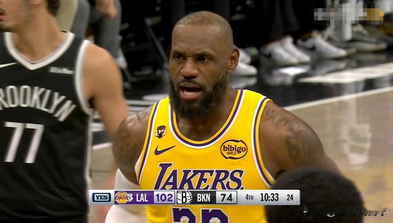 湖人超级球星詹姆斯真是太会说话了！在今天湖人客场以125：109击败篮网的赛后采