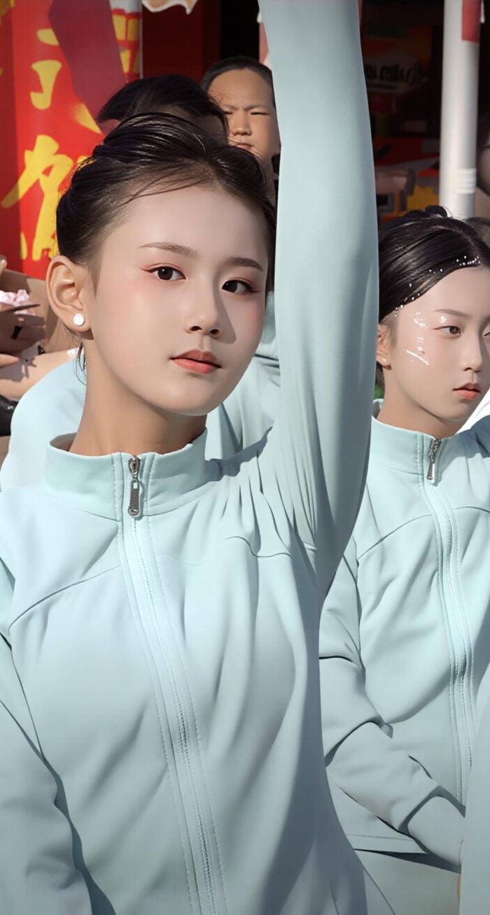 不是壁画里的飞天却有那惊鸿一瞥的古典是谁将千年的色彩在她眉宇间轻轻点染