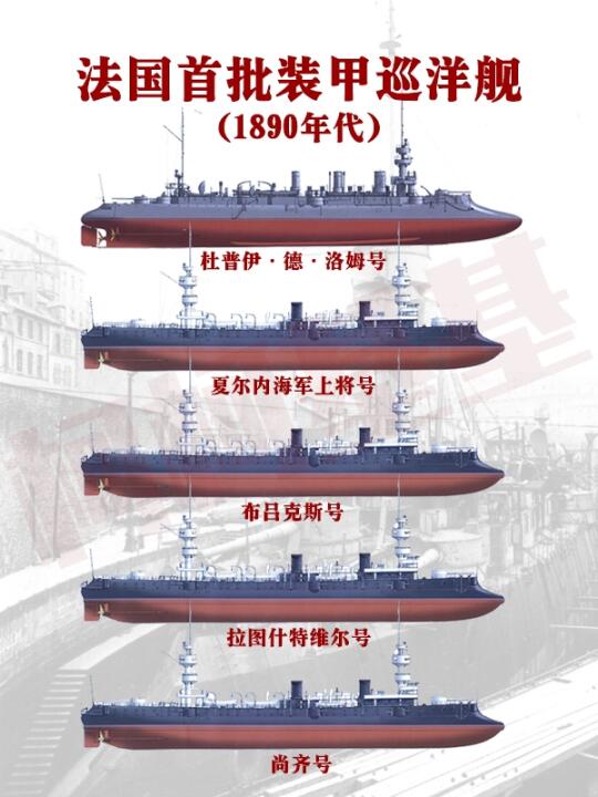 法国首批装甲巡洋舰：一艘在舟山自沉