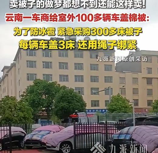 这才是有“被”无患！4月29日九派快讯报道，云南曲靖，有家汽车经销商，连夜囤了