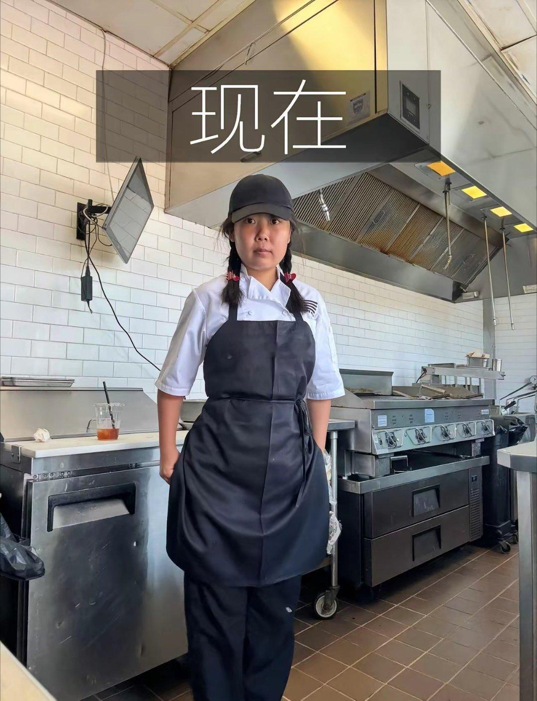 左滑看我来美国后厨上班胖了14斤来美国之前：58kg来美国8个月后：65kg