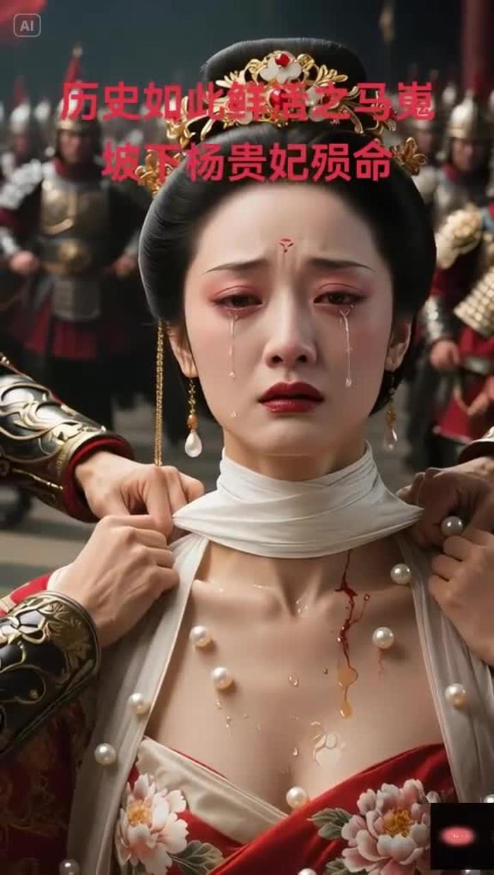 正史《旧唐书》《资治通鉴》均明确记载，杨贵妃被高力士缢死于佛堂，遗体还经禁军将领