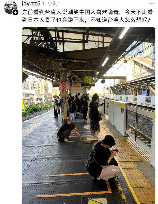 台湾人：所有在日本蹲着的人都归类为中国人！​
