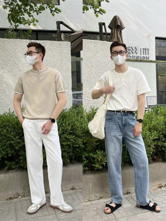 清爽不油腻|适合25-35岁男士的t恤搭配