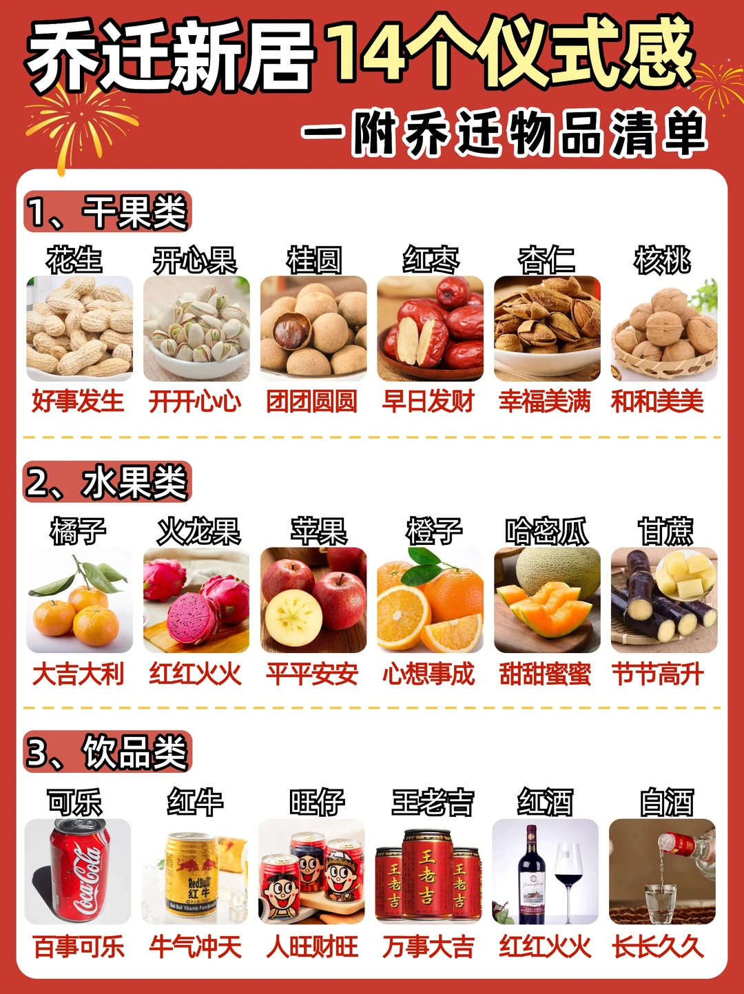 新房乔迁物品清单❗️仪式全流程✔️