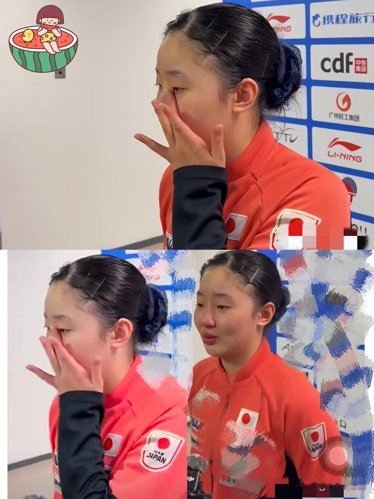 我不能理解的人，就是美和了，她不就是输了个铜牌赛吗，至于哭吗？再看看蒯