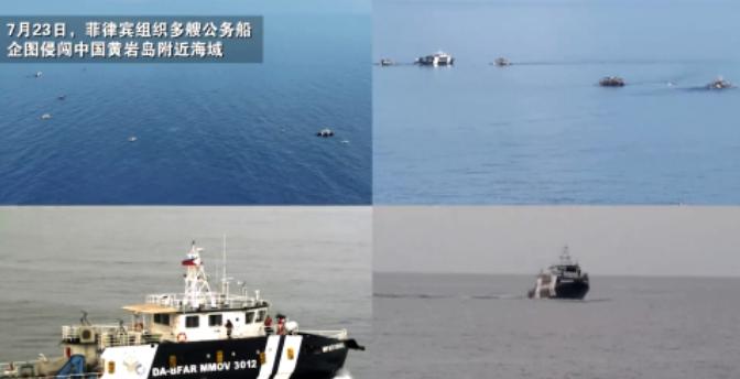 航母开过来，那就一起算账！7月30日，中国没有发抗议、没有召见谁，直接在黄
