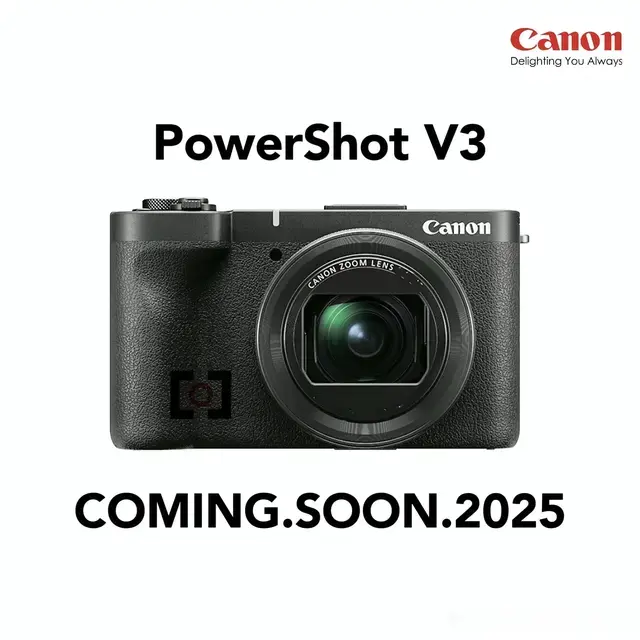 佳能新品PowerShot V3数码相机即将于2025年发布