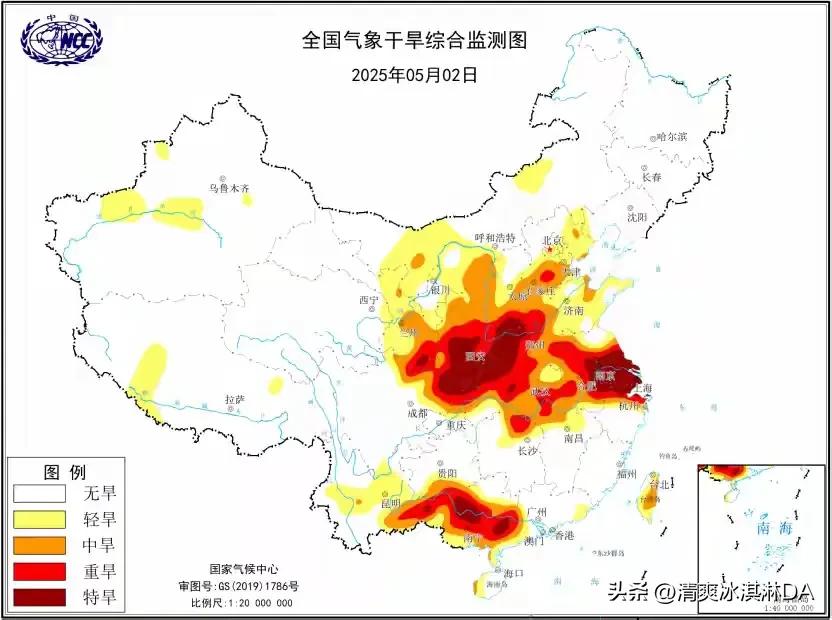 干旱预警持续：这场无声的危机，我们该如何应对？中央气象台五月二日发布气象干旱