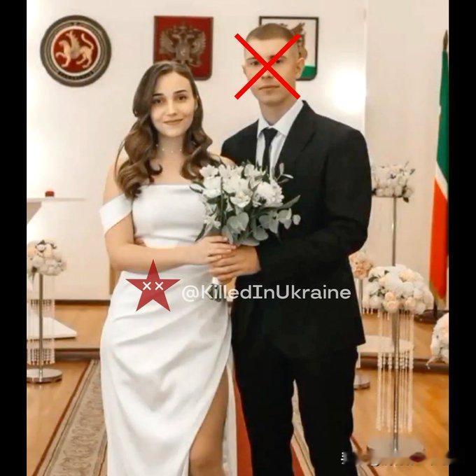 英俊潇洒的23岁俄军中尉帕维尔·希罗科夫响应克宫的号召，刚刚结完婚就参加特别军事